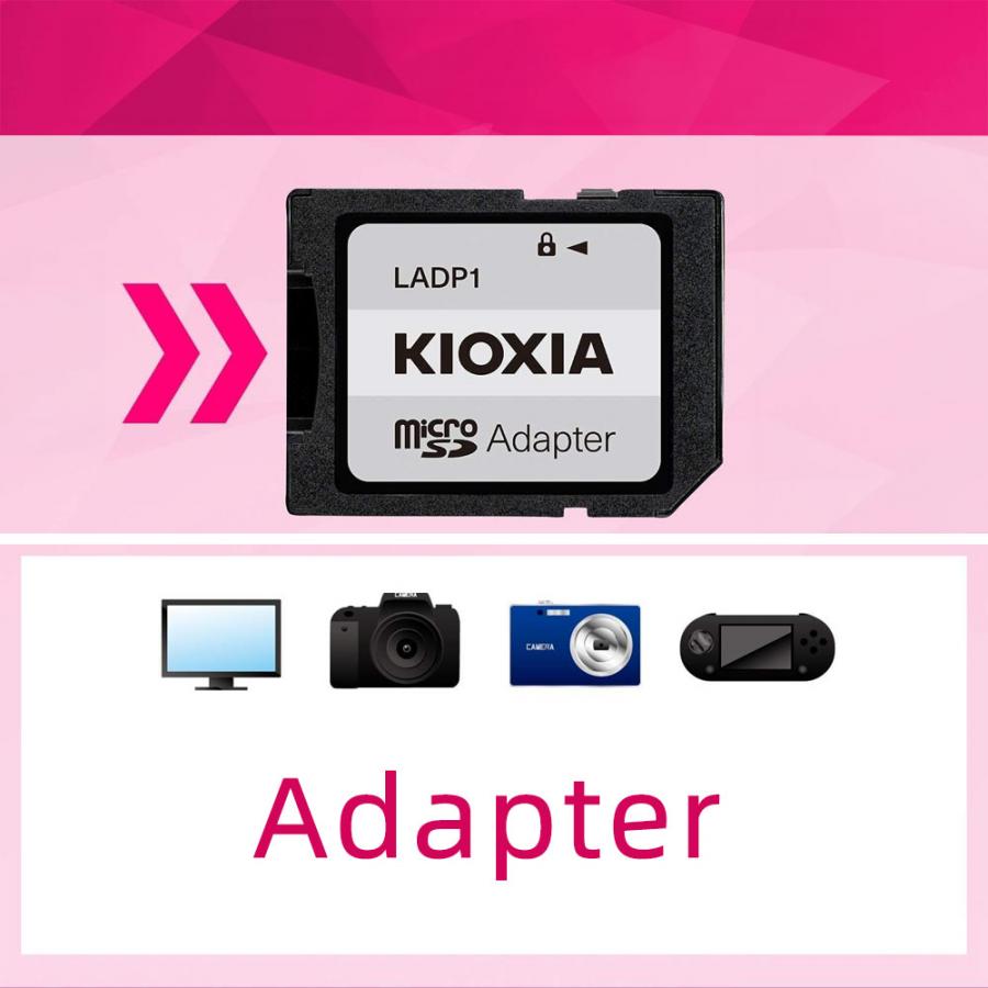 KIOXIA 4K MICRO SD GEN2 512GB EXCERIA PLUS UHS I U3 WITH ADAPTER