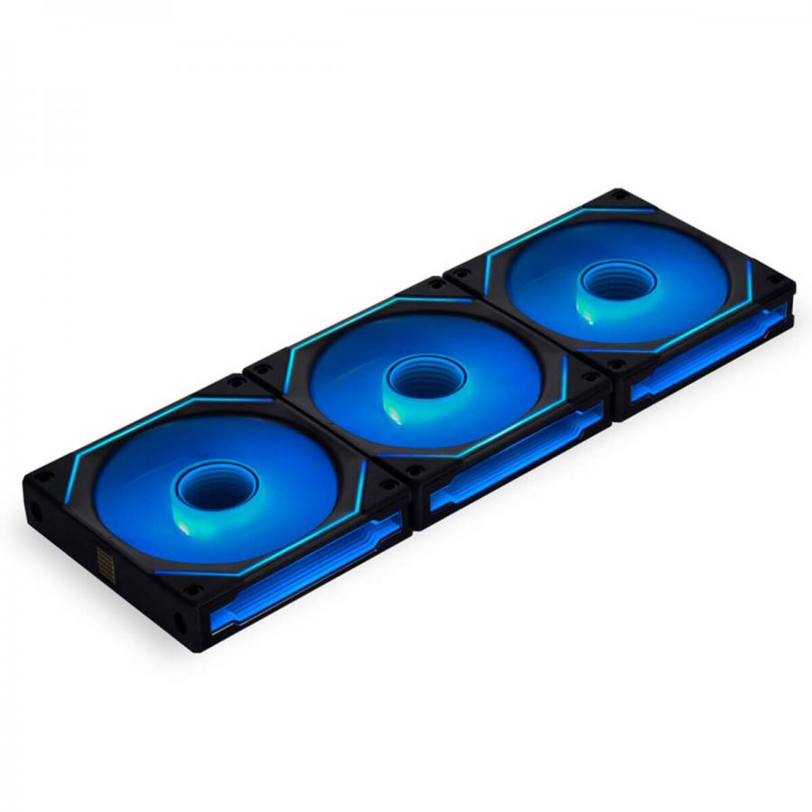 Lian Li UNI FAN INFINITY SL- 120 -3PCS Reverse Black (Triple pack include Controller) - Case Fan