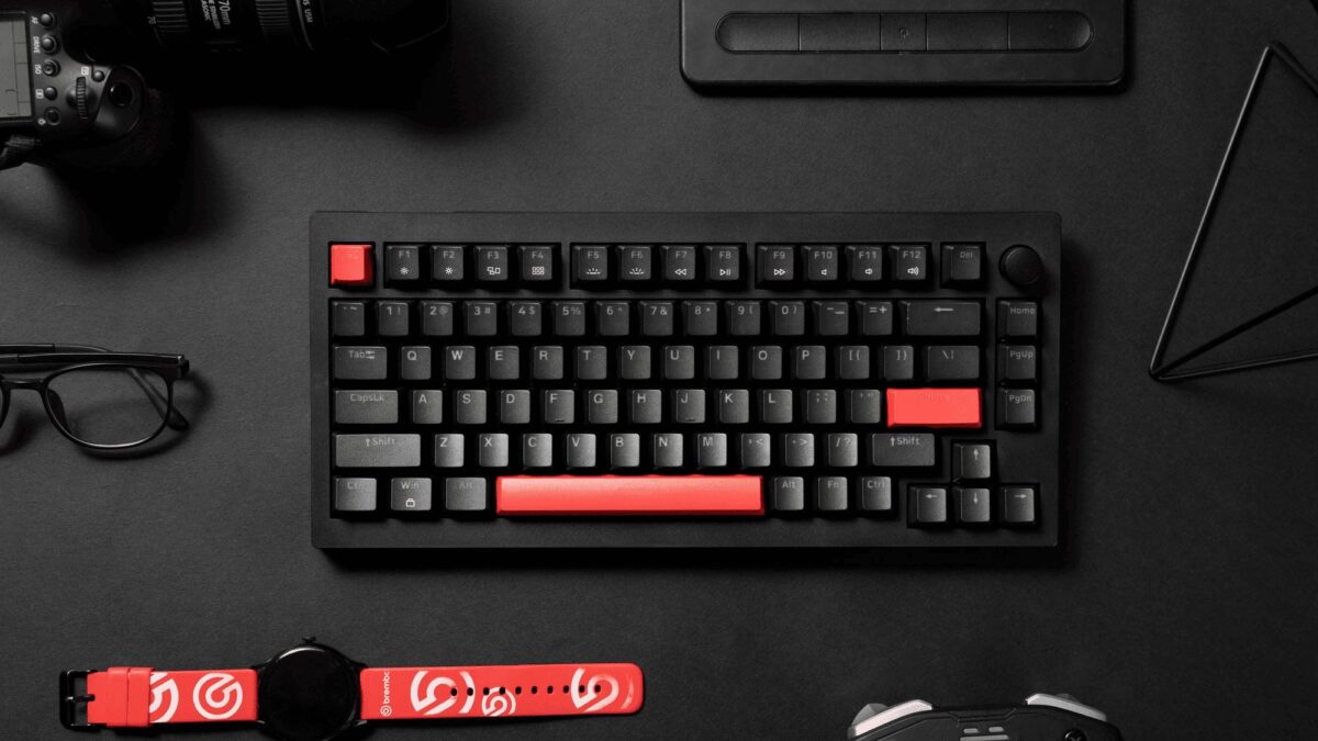 Lemokey X4 QMK (X4-A1) Wired Mechanical Keyboard 75% Red Switch US Layout