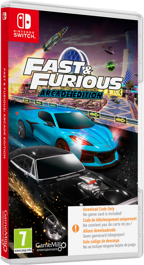 Fast & Furious Arcade Edition Nintendo Switch NEW (Code in a Box)