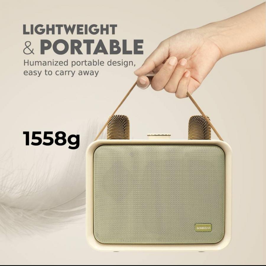 SONICGEAR PORTABLE BT5.3 KARAOKE WIRELESS SPEAKER IOX K600 SOUFFLE