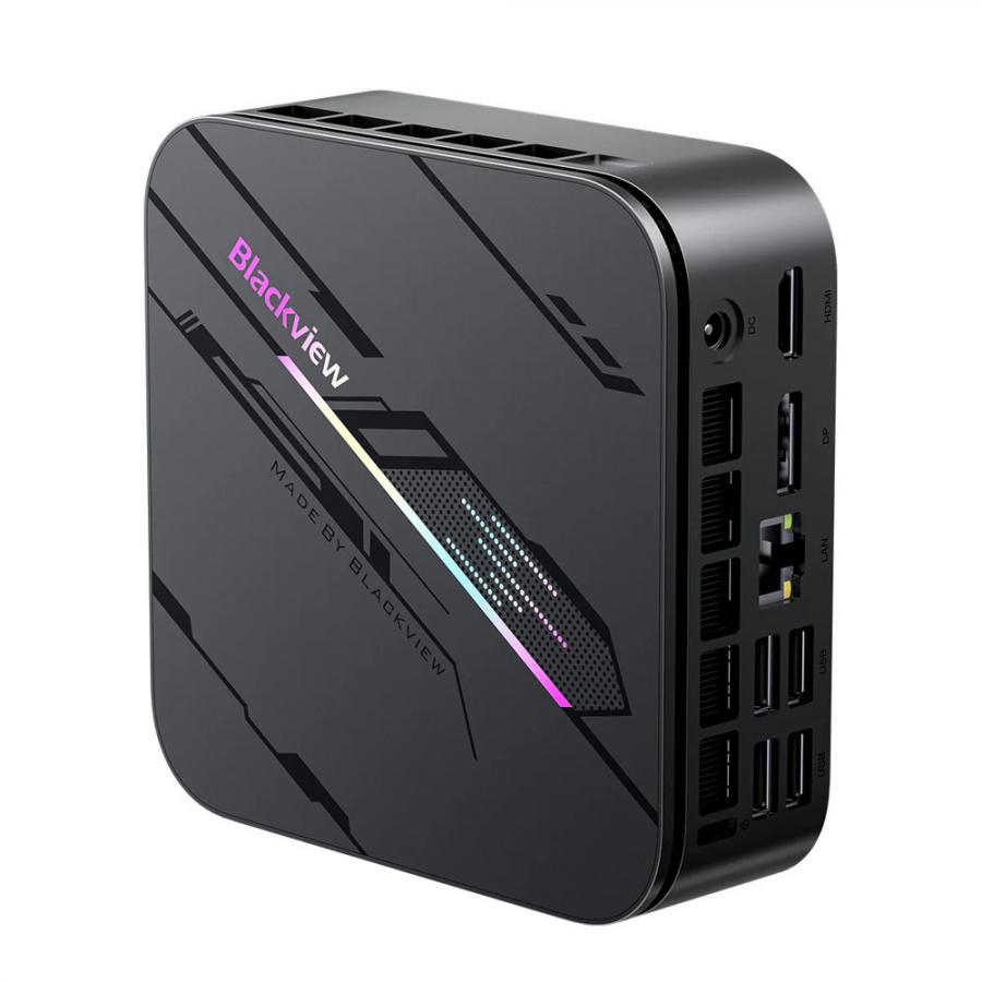 BLACKVIEW MINI PC 6-CORE INTEL 7 ALDER LAKE I3-1215U (16GB+512GB) WIN 11 PRO BLACK