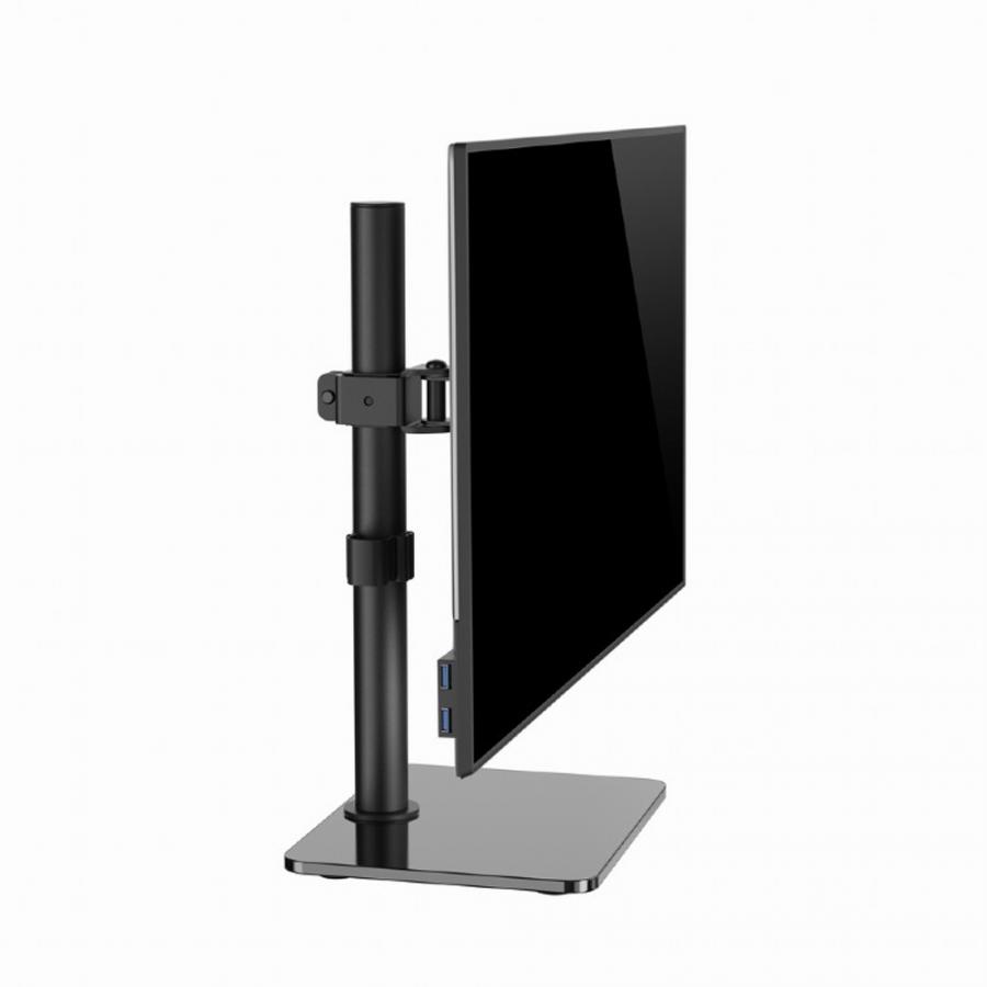 GEMBIRD FULL-MOTION MONITOR DESK STAND WITH CABLE MANAGEMENT MAX 32' MAX VESA 100X100 BLACK