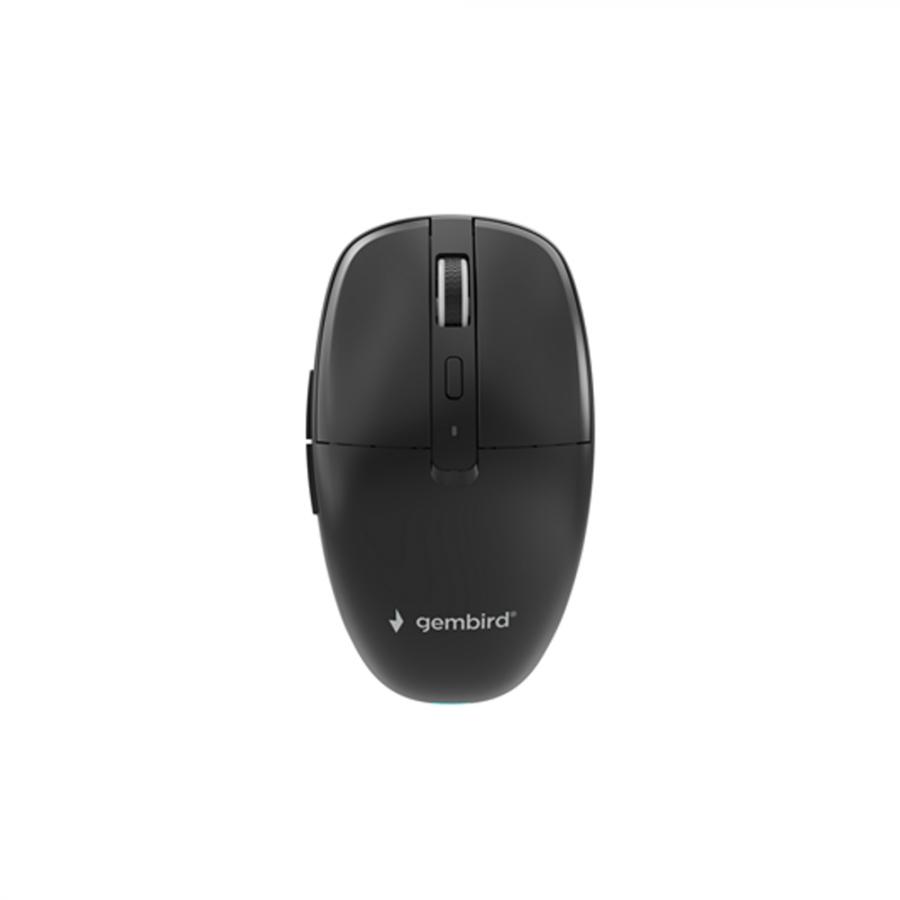 GEMBIRD DUAL-MODE 6-BUTTON WIRELESS MOUSE BLACK