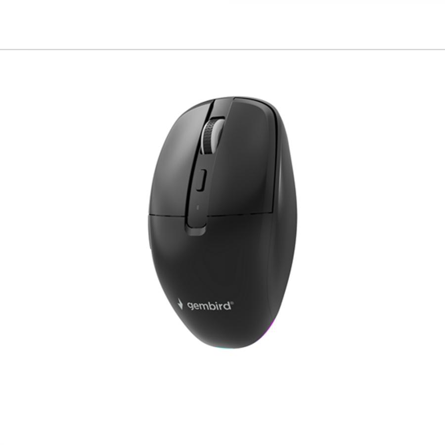 GEMBIRD DUAL-MODE 6-BUTTON WIRELESS MOUSE BLACK