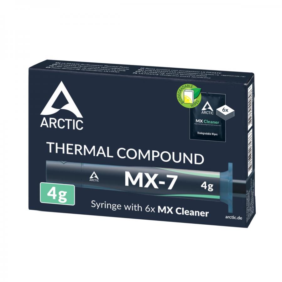 ARCTIC MX-7 (4g) with 6pcs MX Cleaner - High Performance Thermal Compound