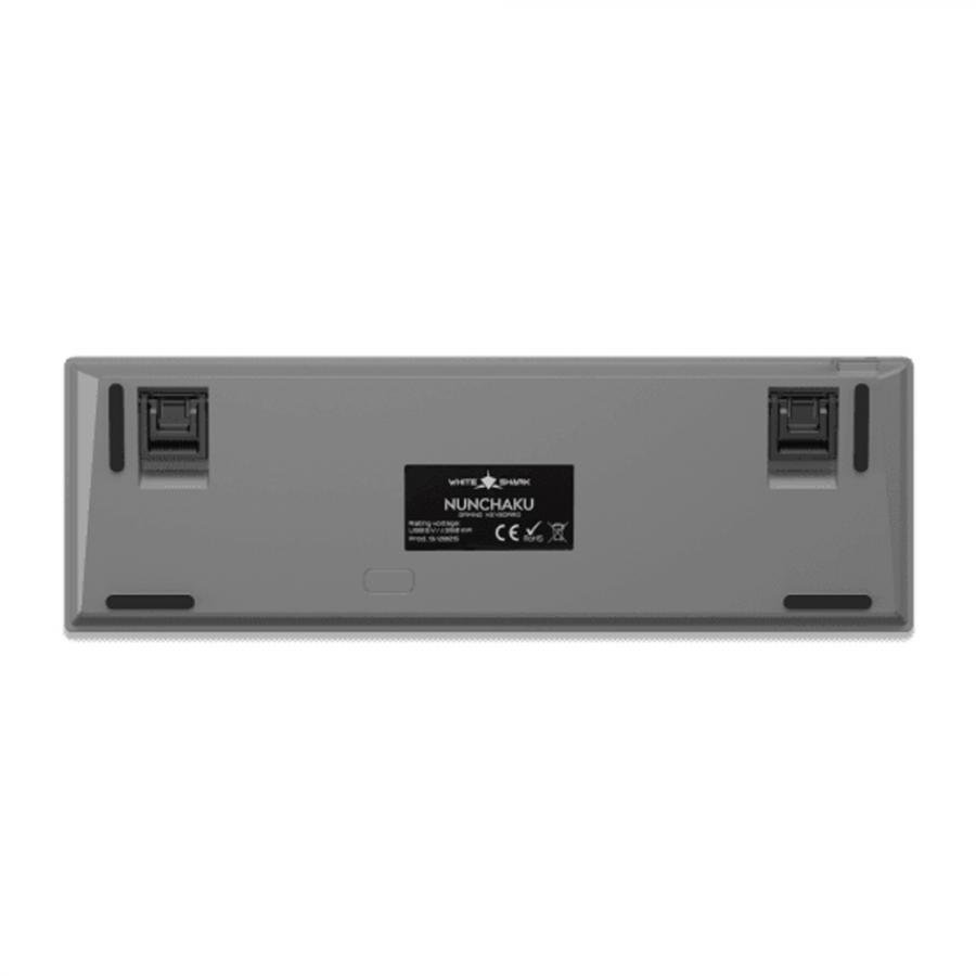 WHITE SHARK MECH KEYBOARD US LAYOUT GK-007711 RED SWITCH GRAY GRADIENT