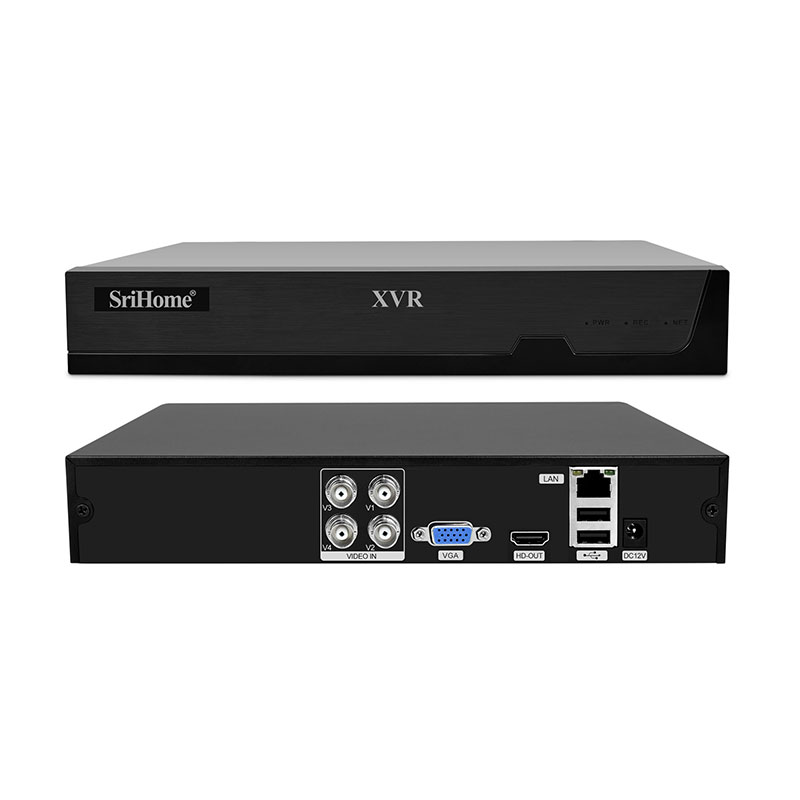 SRIHOME 5MN 4CH COAXIAL MONITORING XVR KIT