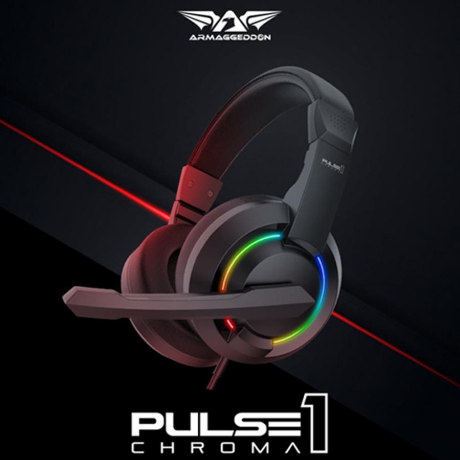 ARMMAGGEDDON GAMING HEADSET RGB 2.1 PULSE 1 CHROMA