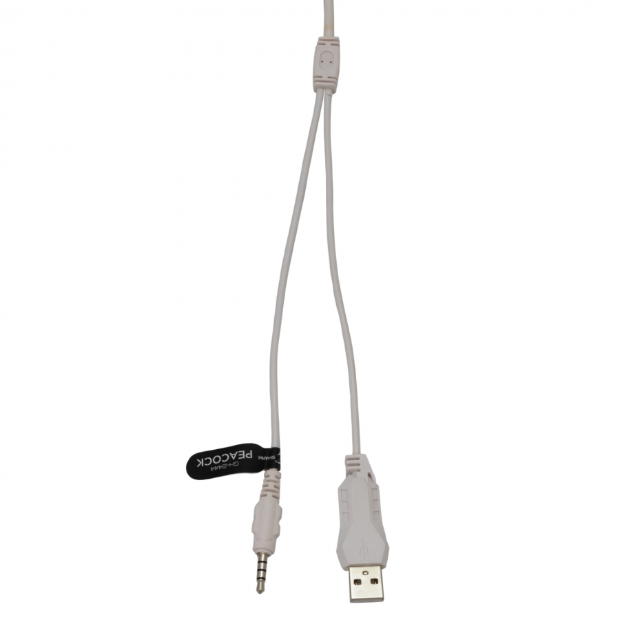 WHITE SHARK STEREO GAMING HEADSET GH-2444 PEACOCK WHITE
