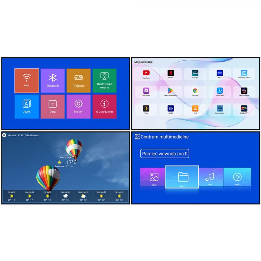 MANTA MULTI-VISION SMART MINI PROJECTOR