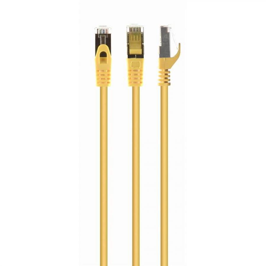 CABLEXPERT S/FTP Cat. 6A LSZH PATCH CORD YELLOW 0.5M