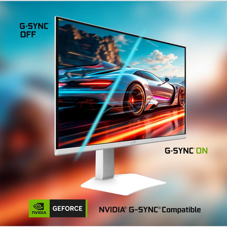ARMAGGEDDON 27' QD-OLED FLAT MONITOR PIXXEL+ 280HZ SRGB G-SYNC WHITE