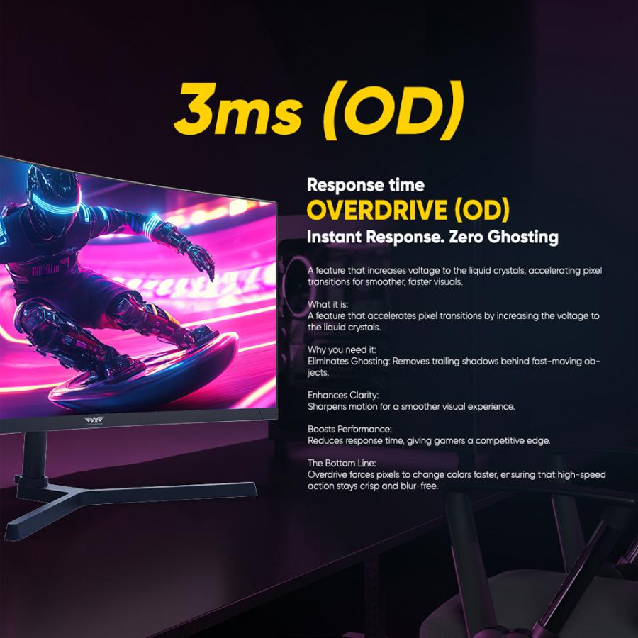 ARMAGGEDDON CURVED R1800 GAMING MONITOR PIXXEL+ 30' 200HZ BLACK
