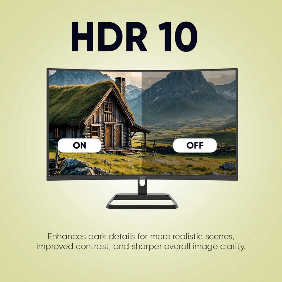 ARMAGGEDDON WQHD CURVED R1500 GAMING MONITOR 31.5' PIXXEL+ 180HZ BLACK
