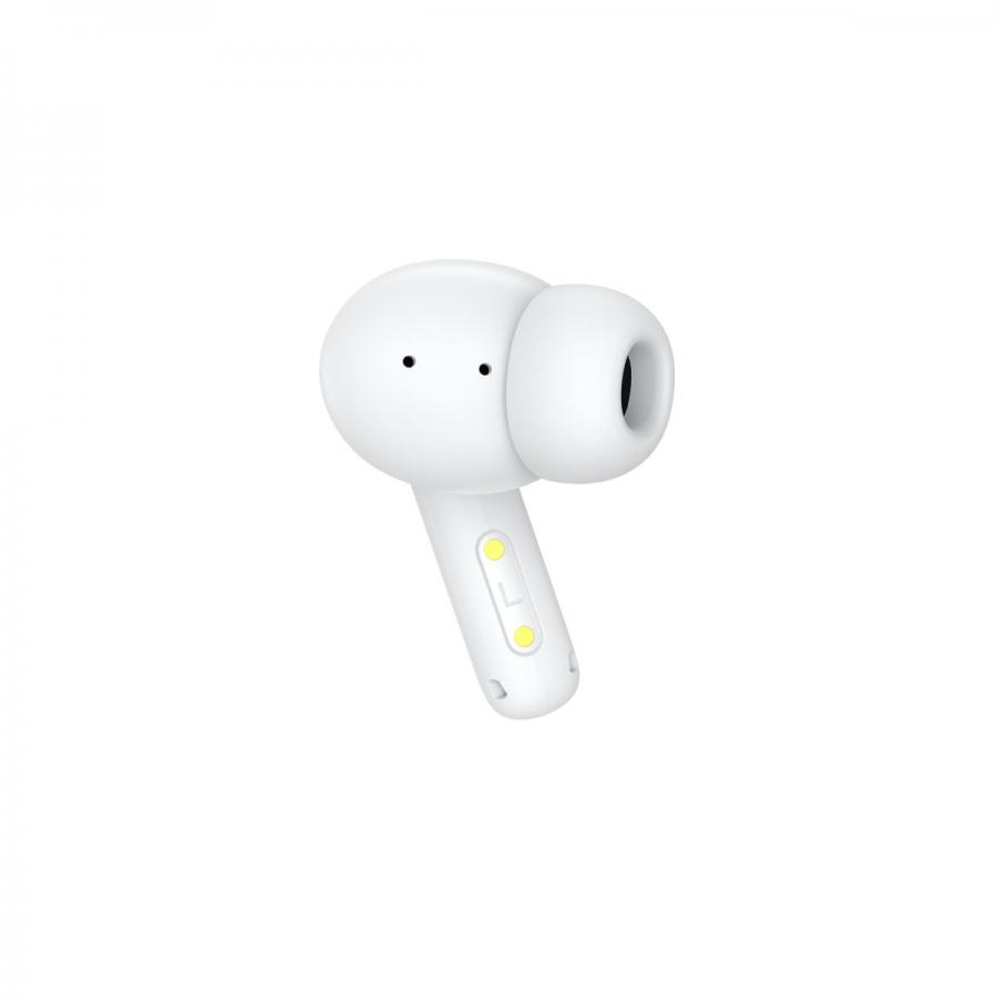 QCY T13 ANC White - TWS 10mm Dynamic Driver, 4-mic 28dB ANC, Bluetooth 5.3, 7hr-30hr, 75ms latency