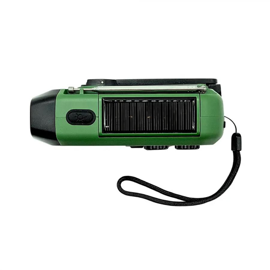 AIWA PORTABLE EMERGENCY RADIO WITH AM/FM RECEPTION GREEN