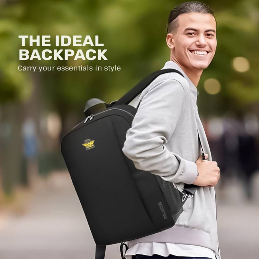 ARMAGGEDDON 15.6' LAPTOP BACKPACK BLACK-GREY