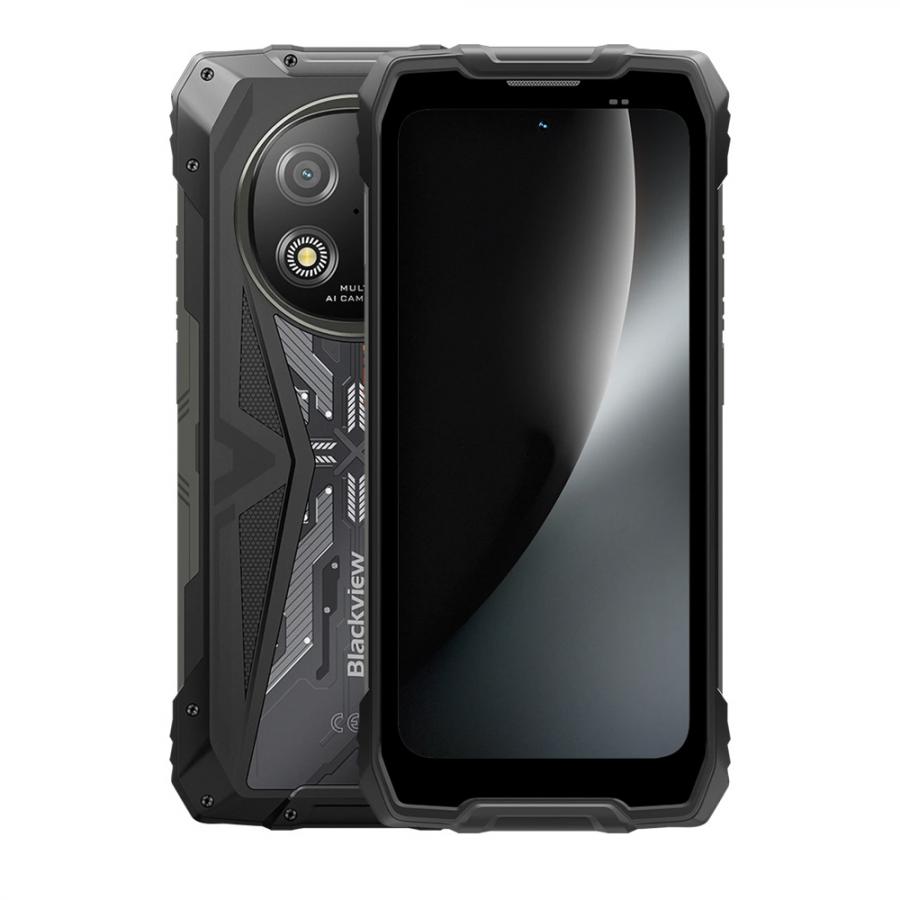 BLACKVIEW OCTA-CORE 5G RUGGED PHONE (8GB+256GB) NFC ANDROID 16 BLACK