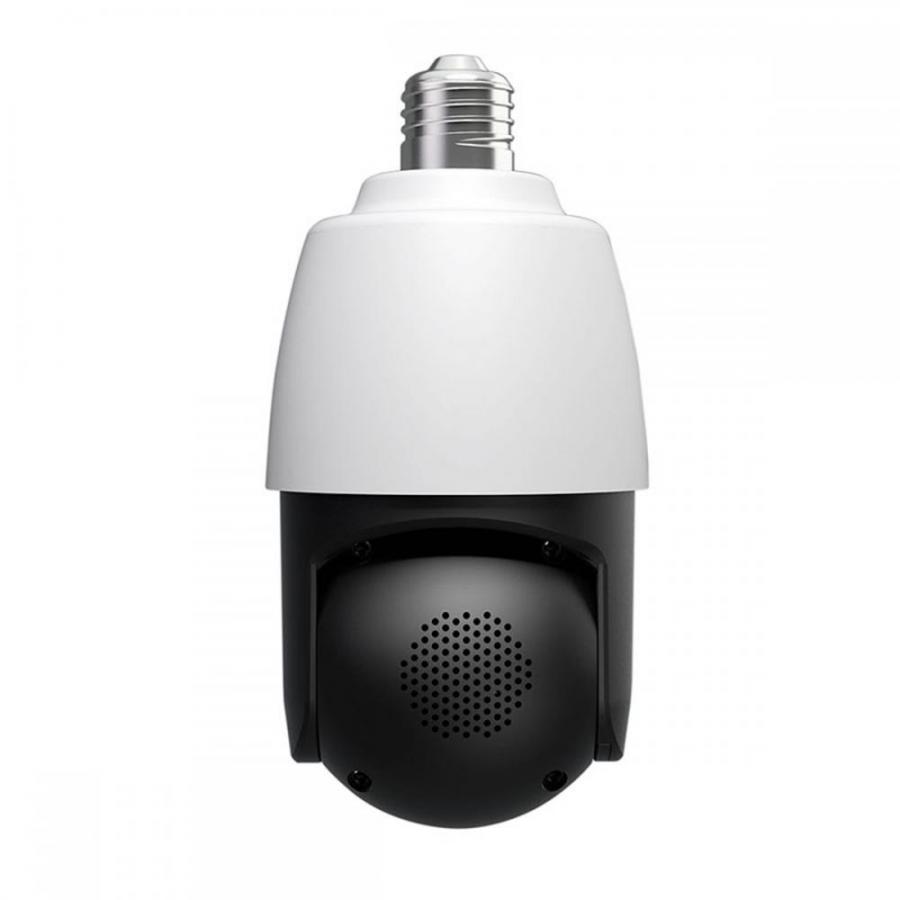 SRIHOME DUAL LENS LIGHT BULB CLOUD WIFI SECURITY CAMERA 2MP WHITE