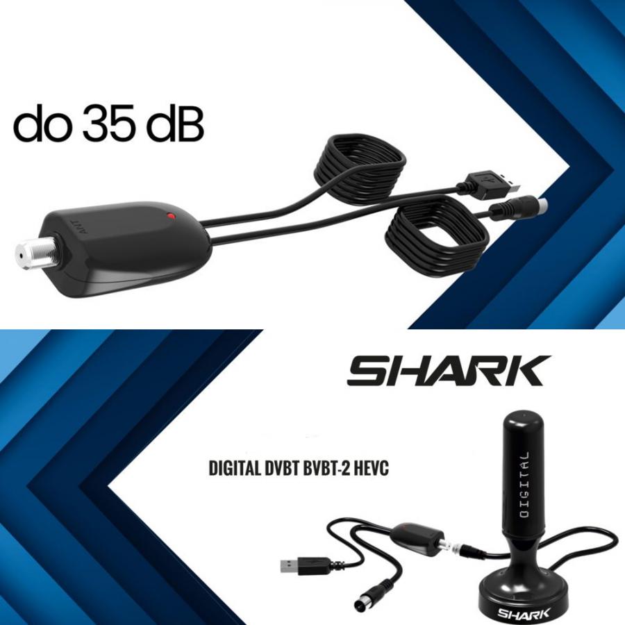 MANTA DVBT ACTIVE ANTENA WITH AMPLIFIER
