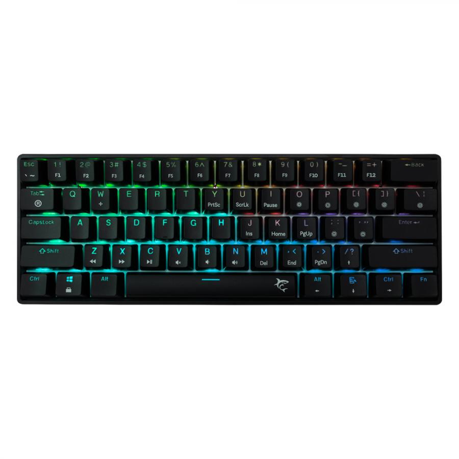 WHITE SHARK GK-004131 SHINOBI-2 MECH KEYBOARD BLACK US BROWN SWITCHES