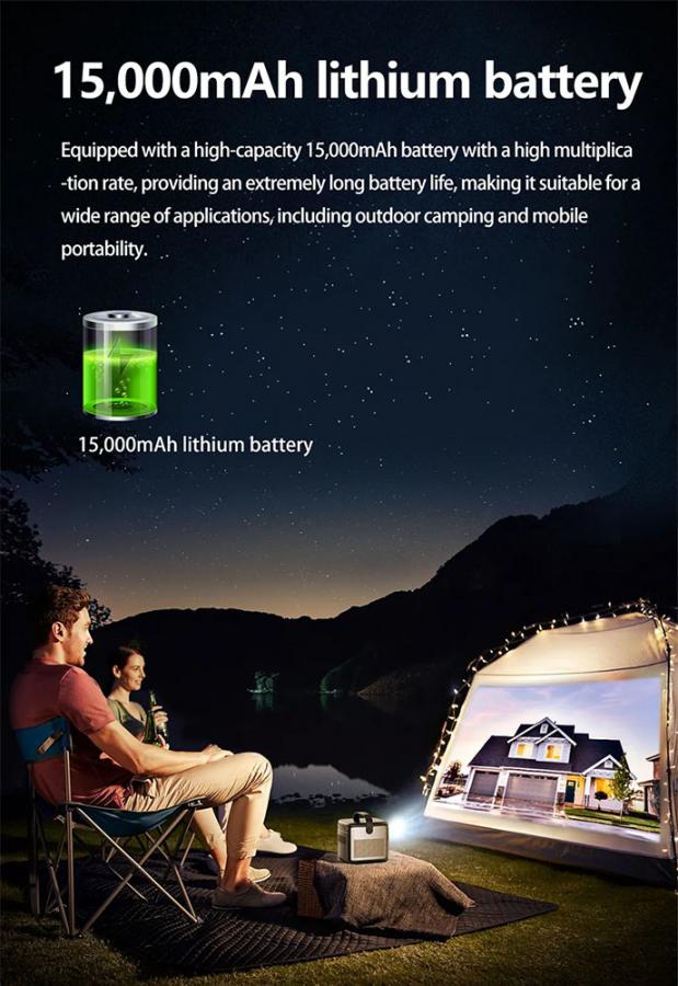 VOLTO OUTDOOR/HOME PROJECTOR 1080P ANSI 700 WIFI BT5.0 ANDROID 11 AUTO FOCUS