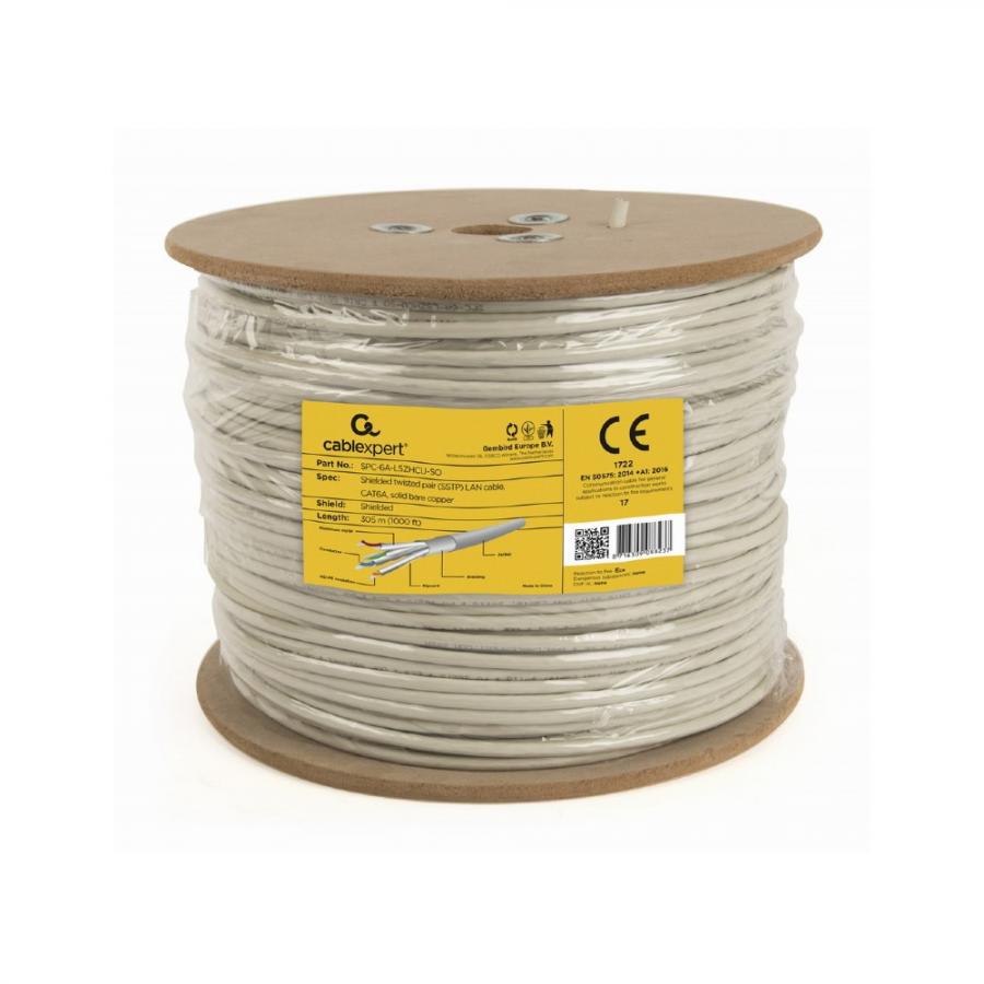 CABLEXPERT CAT6A SSTP LSZH LAN CABLE SOLID 305M