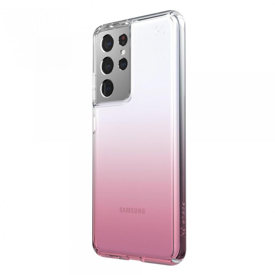 SPECK CASE FOR SAMSUNG GALAXY S21 ULTRA (139909-9509) PRESIDIO PERFECT CLEAR OMBRE (  CLEAR/VINTA)