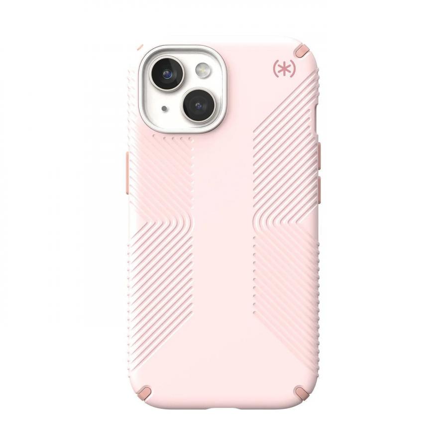 SPECK (150557-3209) IPHONE 15 MAGSAFE CASE, PRESIDIO2 GRIP (NIMBUS PINK / DAHLIA PINK / STRAWBERRY MILK)