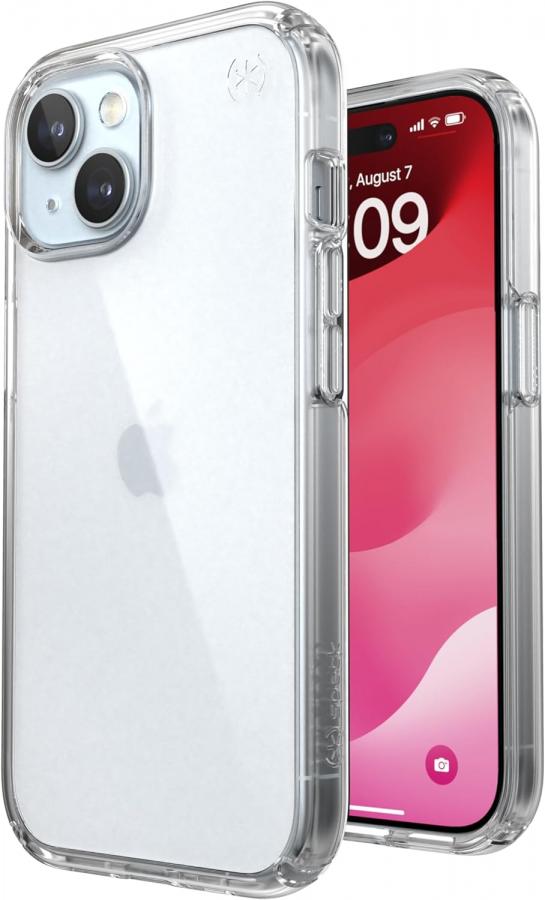 SPECK (150440-5085) IPHONE 15/IPHONE 16E/IPH14/IPH13 CASE, PRESIDIO PERFECT CLEAR