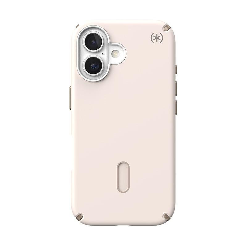 SPECK IPHONE 16 CASE (150688-3214) PRESIDIO PRO + CLICKLOCK (BLEACHED BONE/HEIRLOOM GOLD)