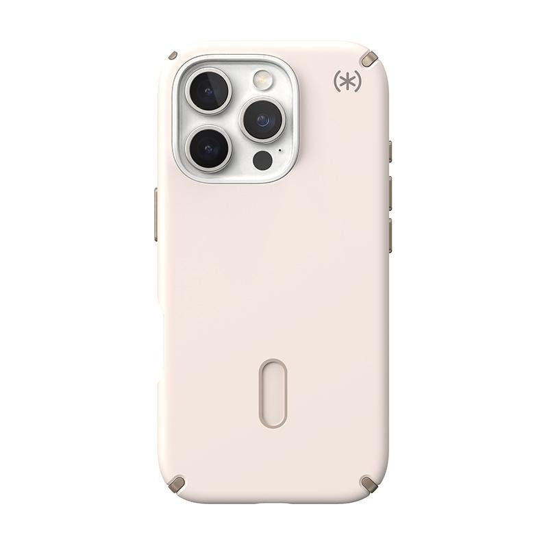 SPECK IPHONE 16 PRO CASE (150700-3214) PRESIDIO PRO + CLICKLOCK ( BLEACHED BONE/HEIRLOOM GOLD)