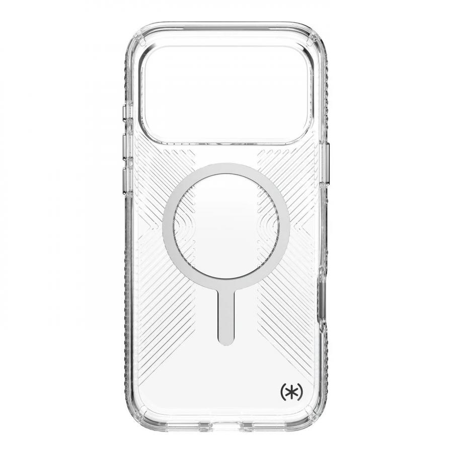 SPECK IPHONE 17 PRO MAX CASE (150982-3223) PRESIDIO PERFECT CLEAR GRIP + MS-CLEAR/CLEAR/SILVER