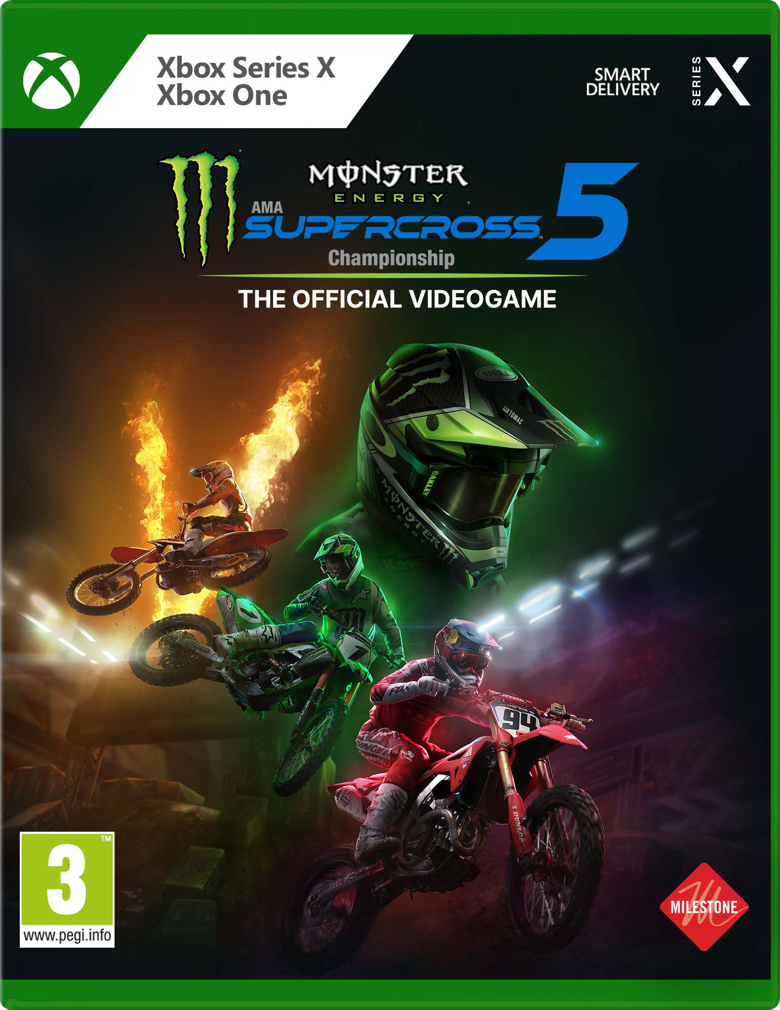 Monster Energy Supercross 5 ( XONE & XBOX SERIES X ) NEW