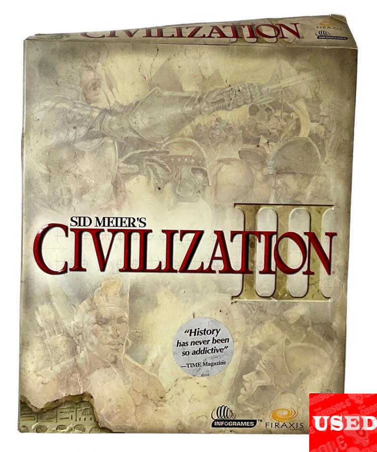 Sid Meiers Civilization III PC USED (ΔΕΝ ΠΑΙΖΕΙ !! ΜΟΝΟ ΓΙΑ ΣΥΛΛΟΓΗ)