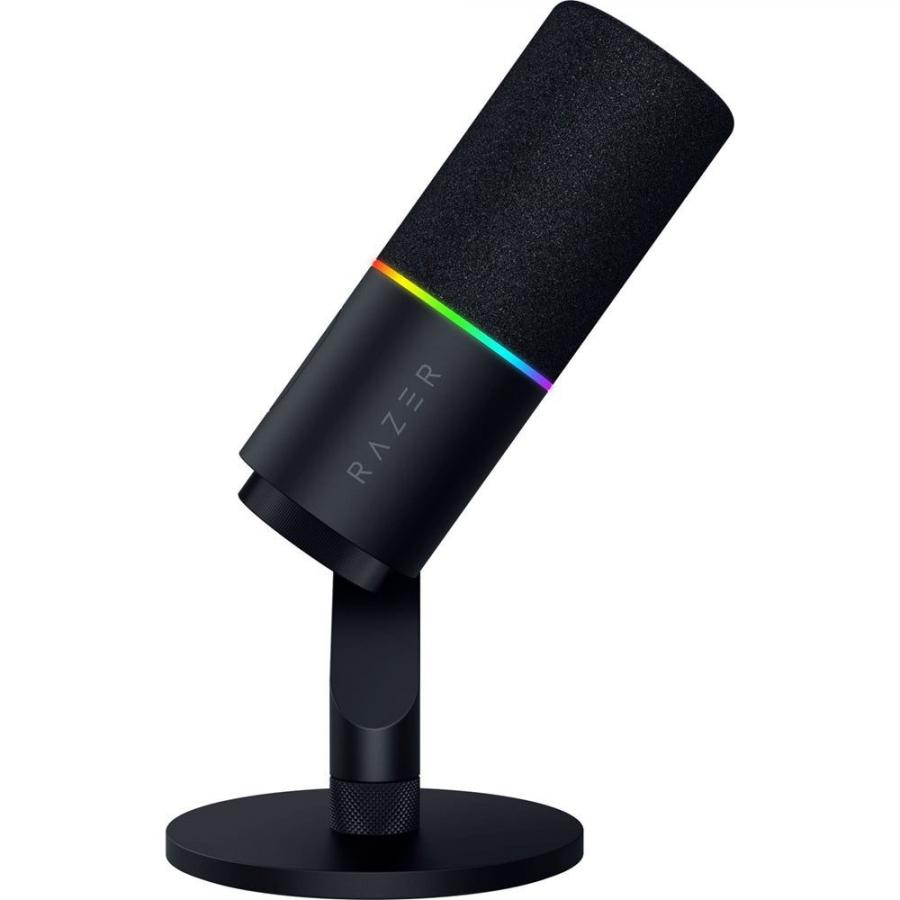 Razer SEIREN V3 PRO Black - 32Bit USB/XLR RGB Dynamic Microphone - Pop Filter - Shock Absorber