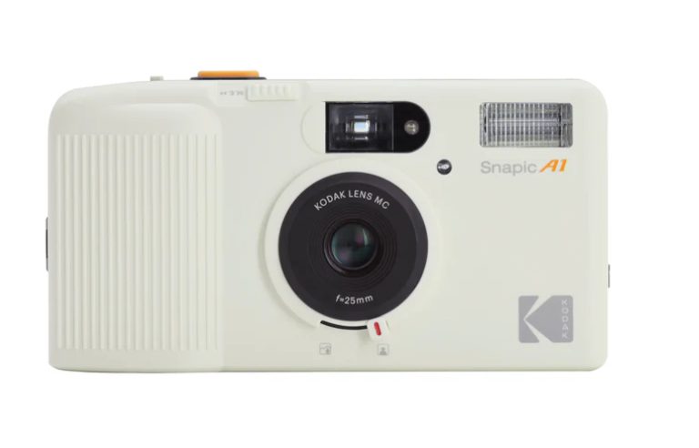 Kodak Snapic A1 35mm Film Camera White motorized