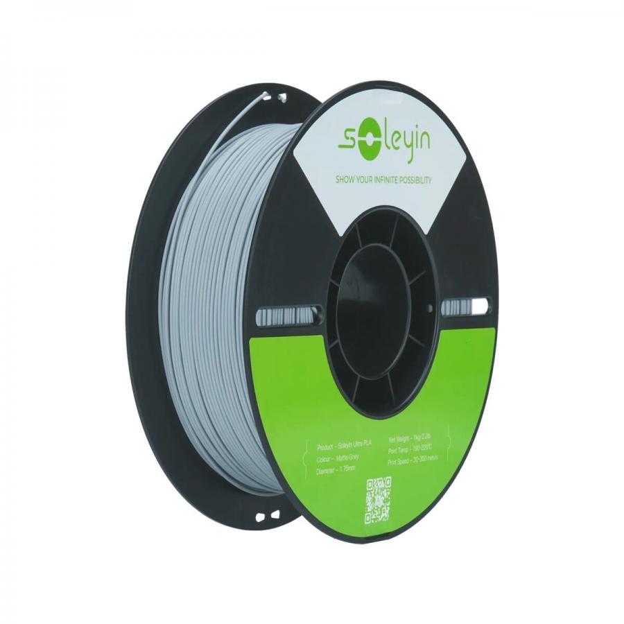 Creality Soleyin Ultra PLA matte gray 3D Printer Filament  1 kg Spool,1.75 mm