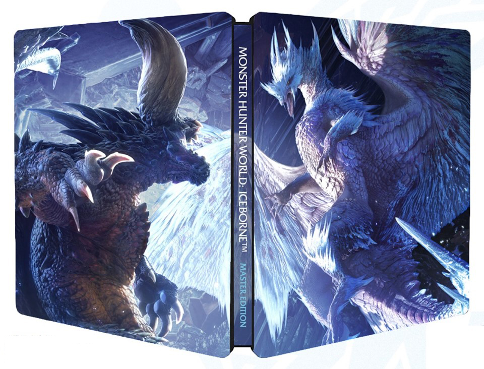 Monster Hunter World Iceborn Steelbook edition PS4 NEW