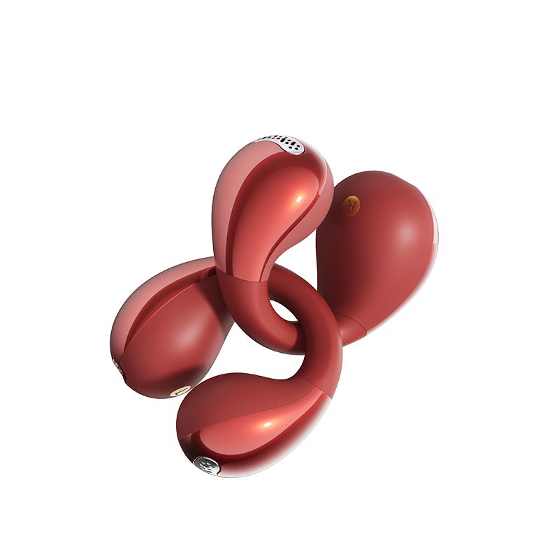 QCY Crossky C30S Red (QT33S) Open Ear BT6.0 LDAC/AAC/SBC Earbuds 40h Call noise AI cancelation Dual