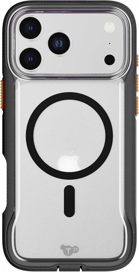 TECH21 IPHONE 17 PRO MAX CASE (T21-11342) EVOPRO W/MAGSAFE-CLEAR/BLACK