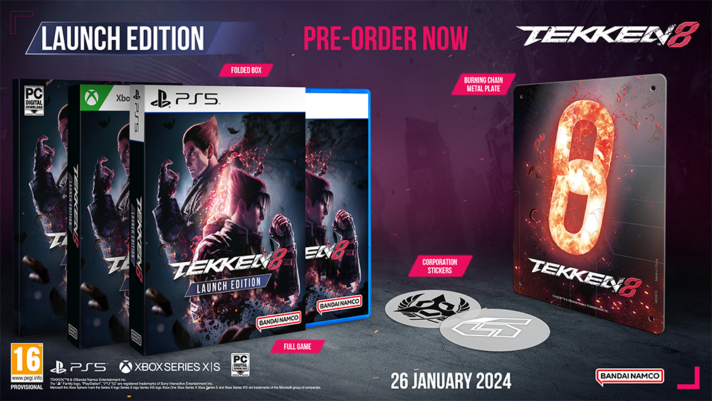 Tekken 8 Day1 Launch Edition PC NEW