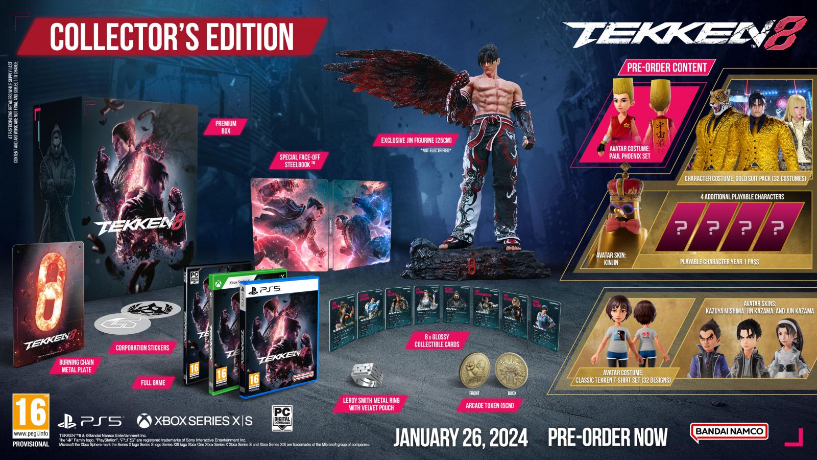 Tekken 8 Collector's Edition XBOX SERIES X NEW