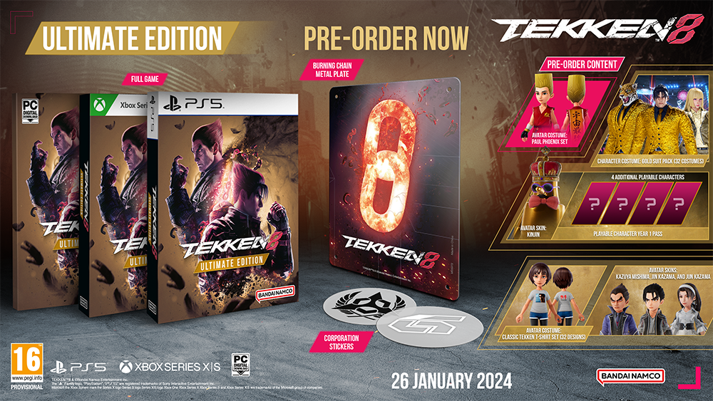 Tekken 8 Ultimate Edition PC NEW