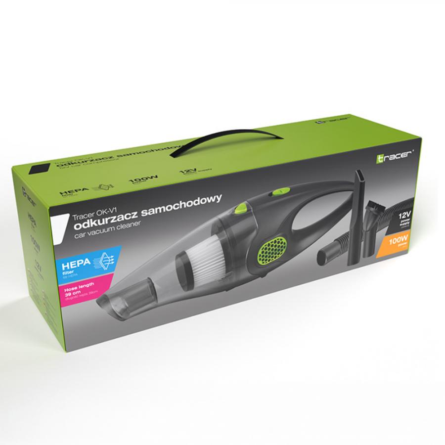 TRACER CAR VACUUM CLEANER OK-V1 BLACK
