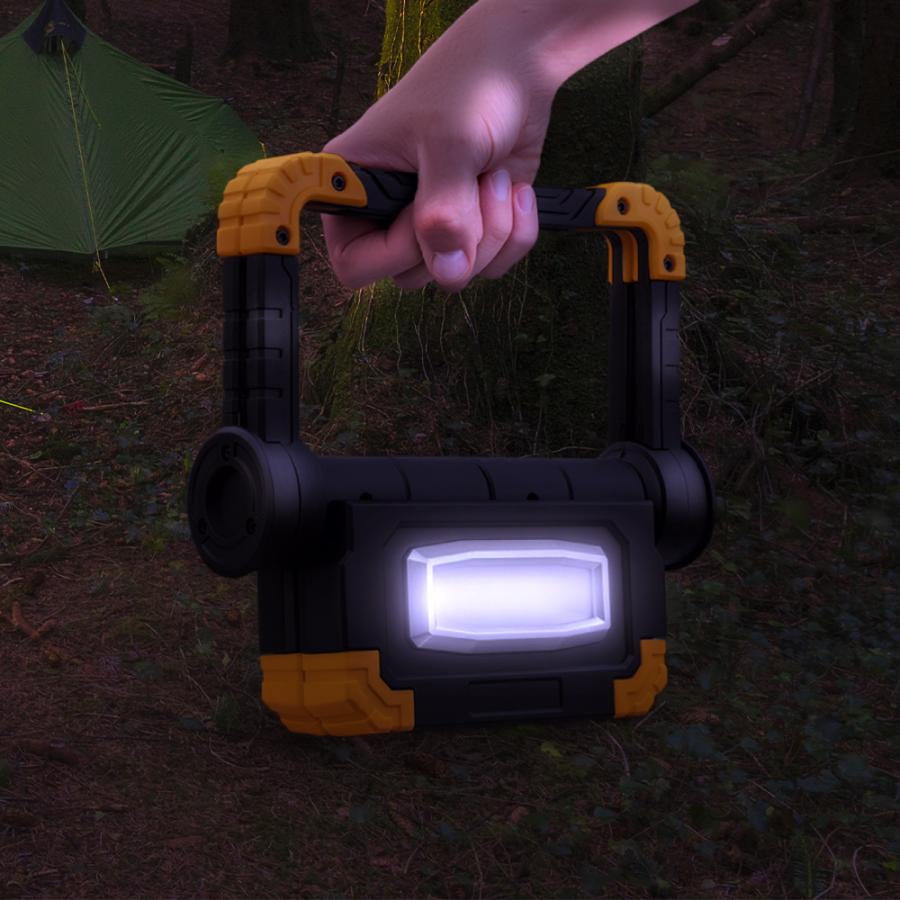 TRACER BATTERY-POWERED WORKSHOP 20W FLOODLIGHT