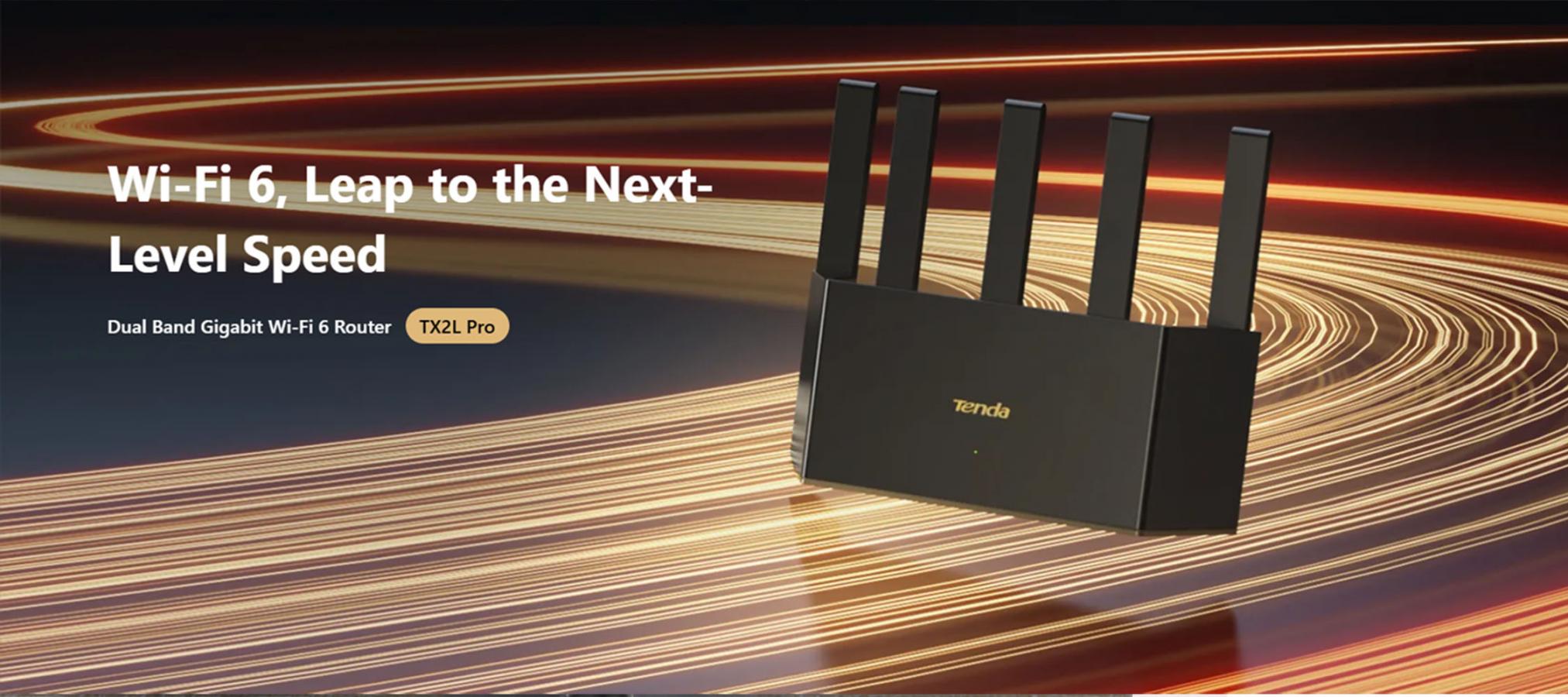 TENDA VPN DUAL BAND GIGABIT Wi-Fi 6 ROUTER