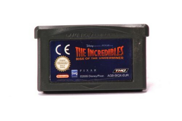 The Incredibles Rise of the Underminer GameBoy Advance UNBOXED
