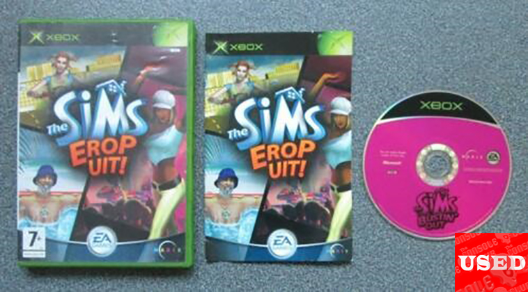The Sims Erop Vit XBOX USED (Dutch Cover English Game)